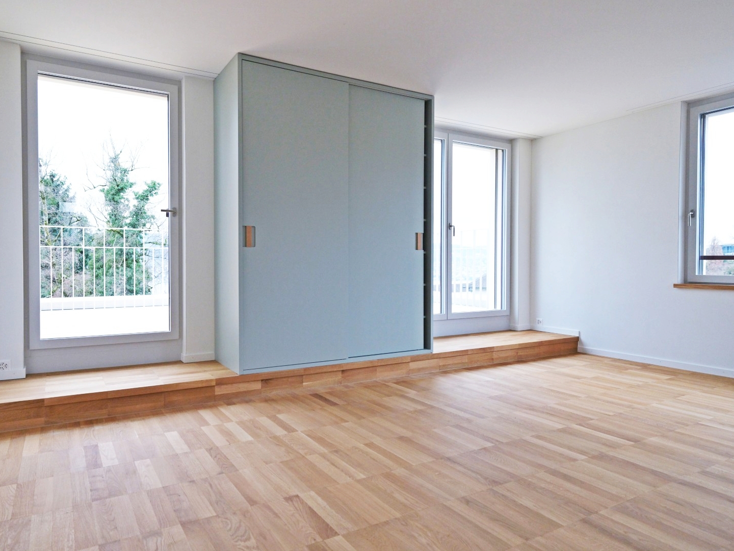 Schlafzimmer mit Einbauschrank